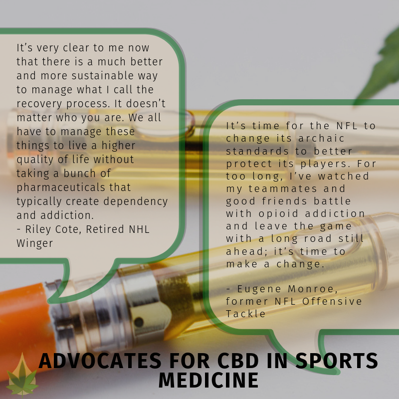 CBD Oil for Sports Medicine Advocates